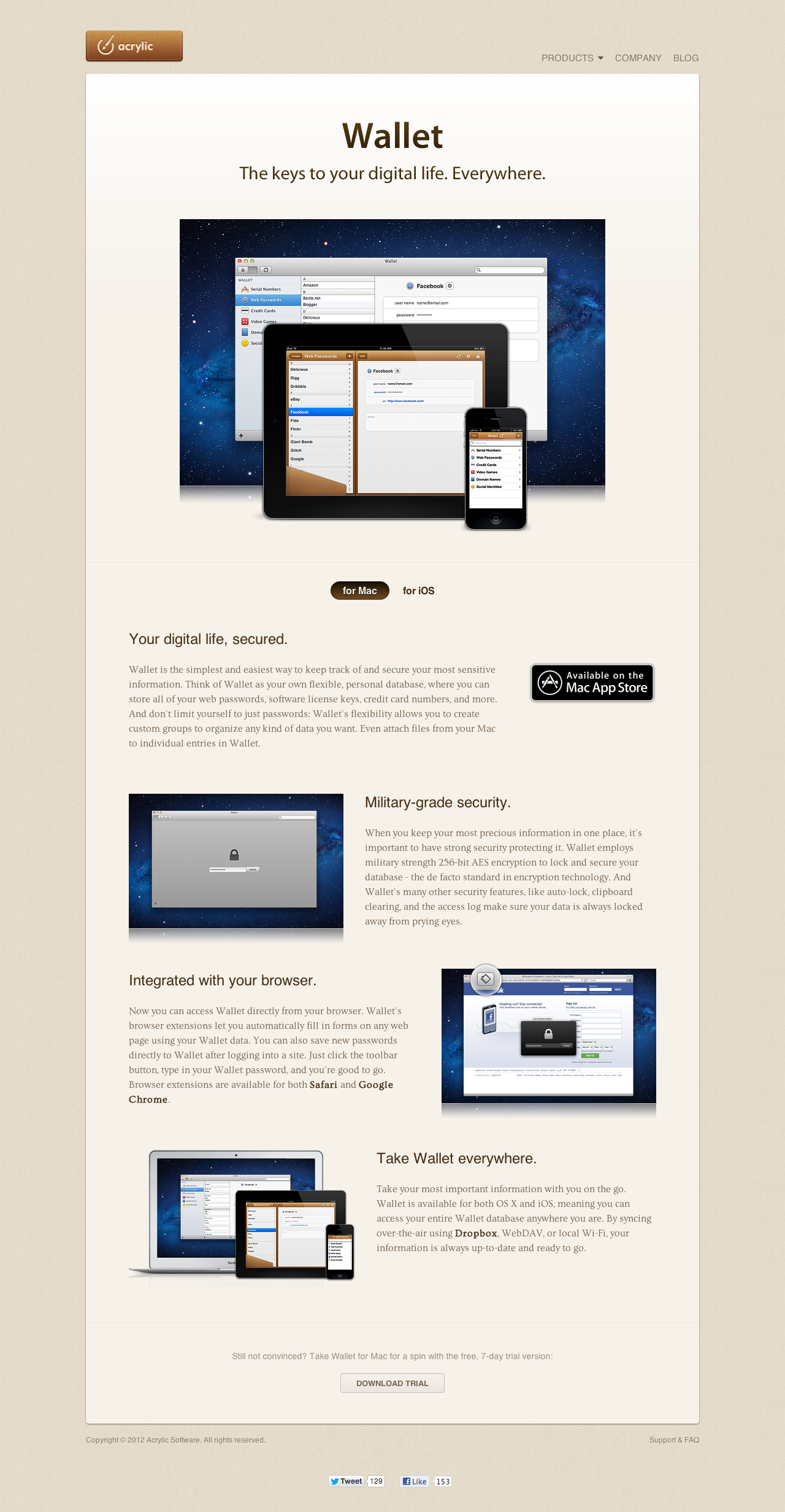 Wallet for Mac